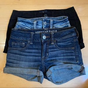 AMERICAN EAGLE • 3 pairs of shorts (2)